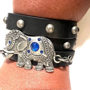 Boho Leather Wrap Bracelet